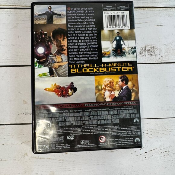 Lot of 3 DVDs Action Sci-Fiction G.I. Joe, Iron Man, X2 X-Men United - Picture 7 of 12